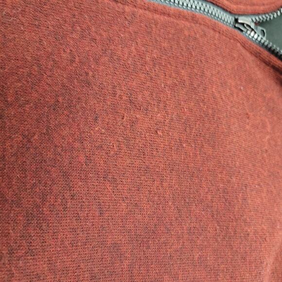 Kuhl Kashmira quarter zip fleece jacket burnt red XL gorpcore - Picture 4 of 6